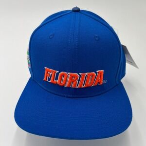 PRO STANDARD Florida Gators Snapback Hat Royal Blue‎ Orange Embroidered Logo